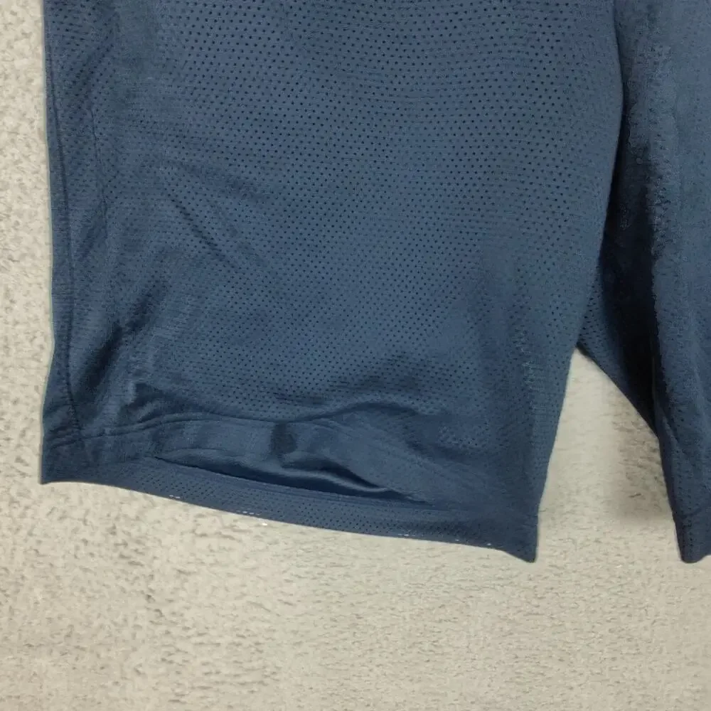 Nike Shorts Mens Medium Blue Swoosh Basketball Athletic Workout Swimming Trunks